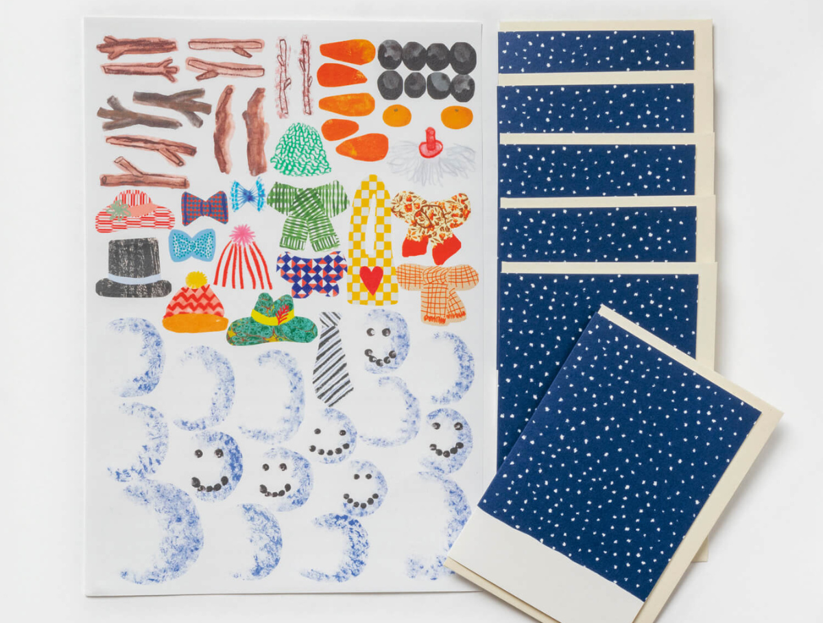 "Make Your Own" Christmas Card - Snowman Set