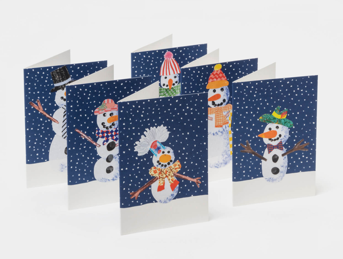 "Make Your Own" Christmas Card - Snowman Set