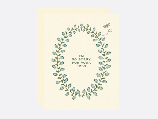 Sorry For Your Loss - Sympathy Card