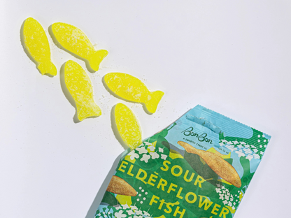 Sour Elderflower Fish - Swedish Candy