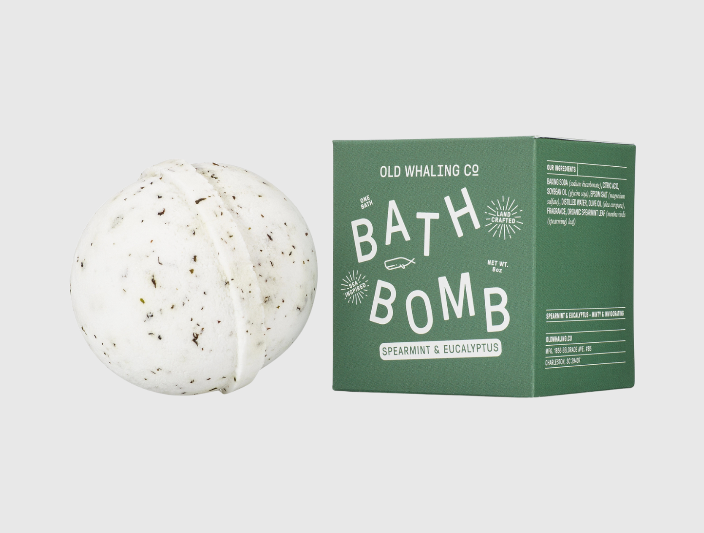 Spearmint & Eucalyptus Bath Bomb