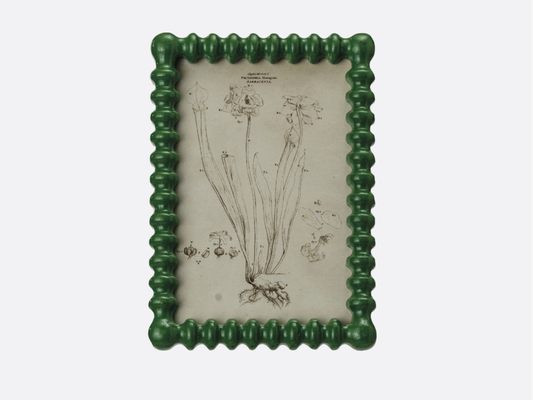 Spindle Photo Frame - Green