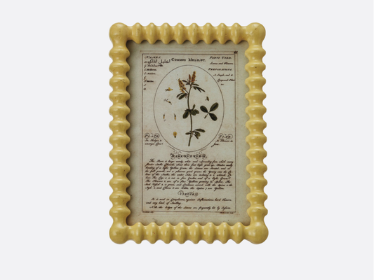 Spindle Photo Frame - Yellow