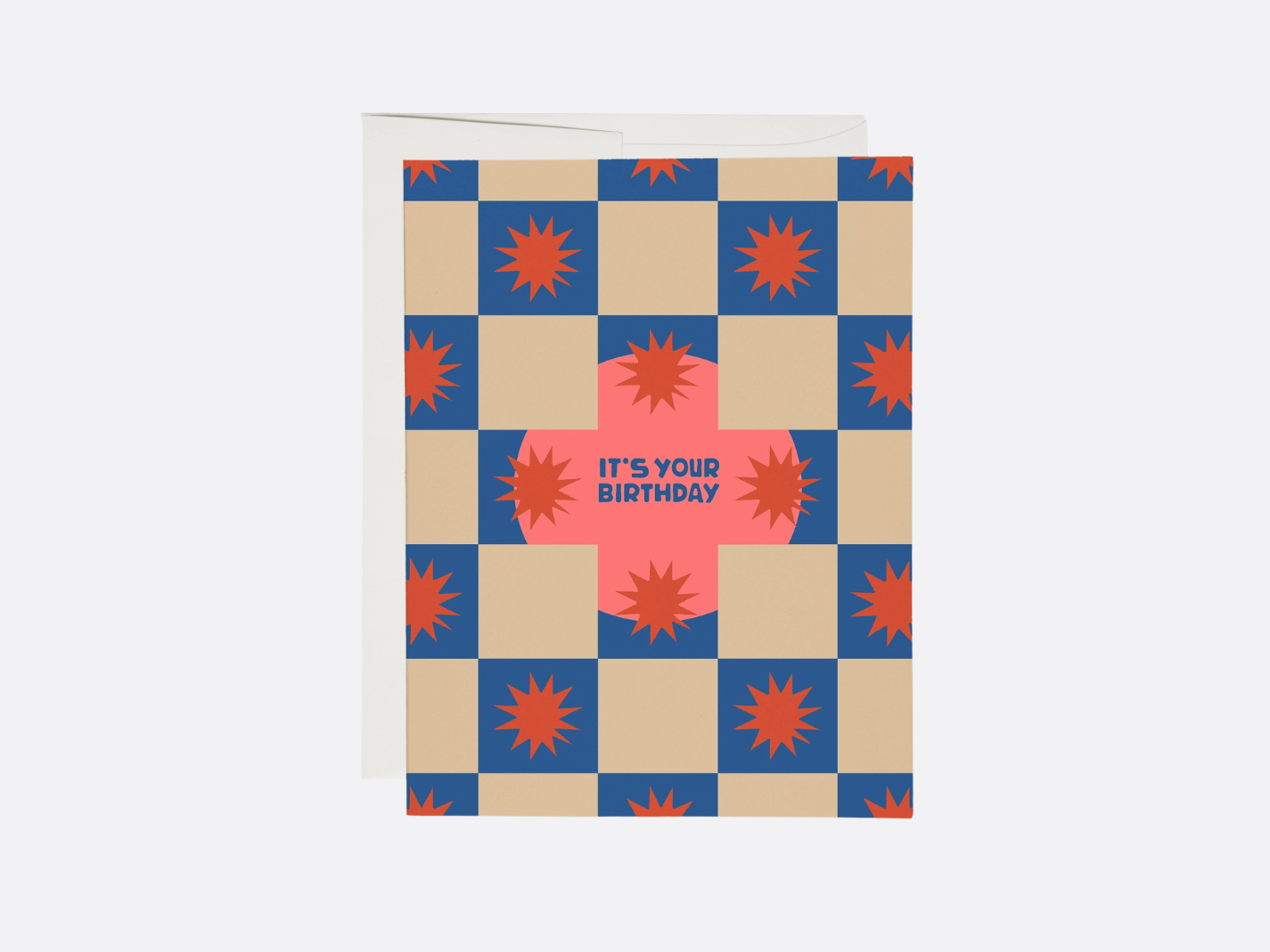 Squares + Bursts - Birthday Card