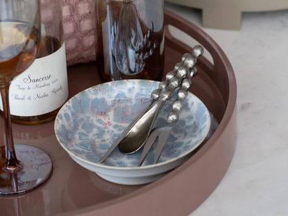 Stoneware Footed Bowl