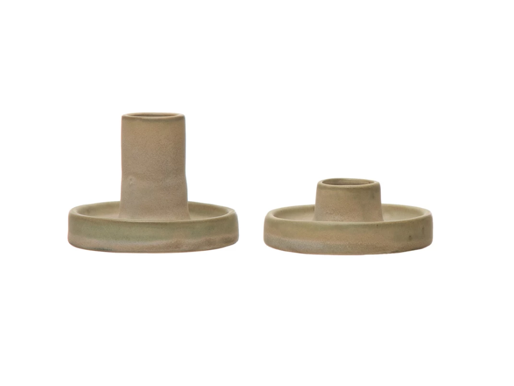 Stoneware Taper Holder