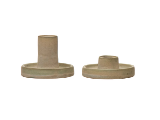 Stoneware Taper Holder