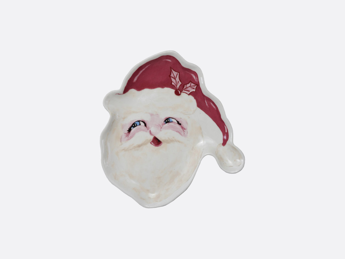 Stoneware Santa Plate