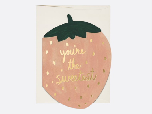 Strawberry Love - Greeting Card