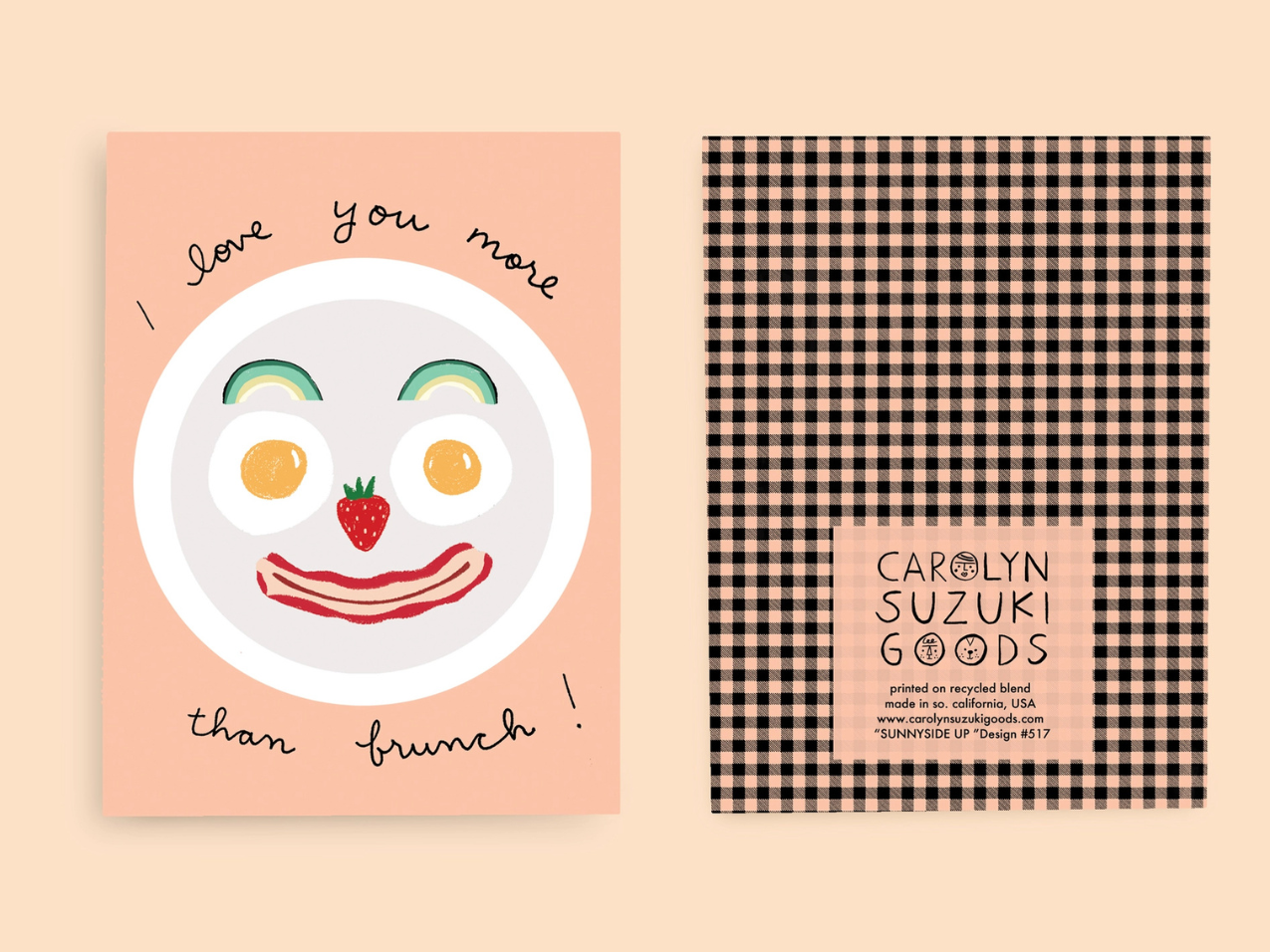 Sunnyside Up - Love Card