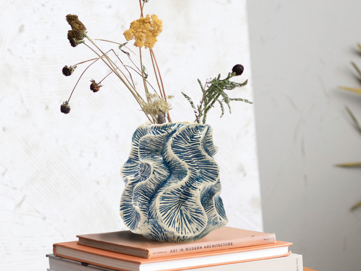 Textured Organic Vase