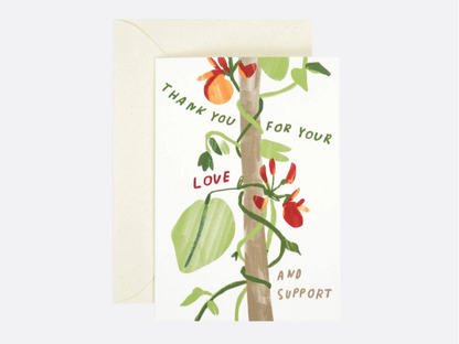 Thank You For Your Love - Thank You Card