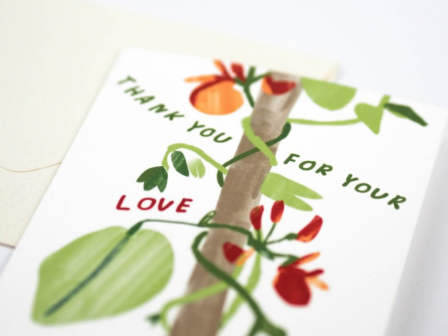 Thank You For Your Love - Thank You Card