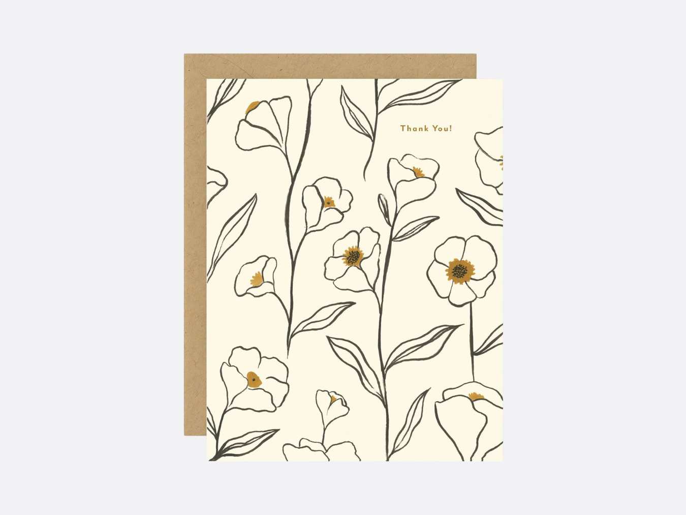 Flowers - Thank You Card