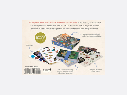 The Vintage Postcard Collage Kit