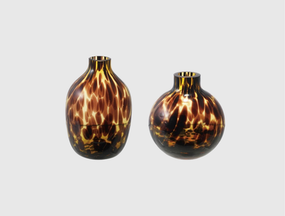 Tortoise Glass Vases