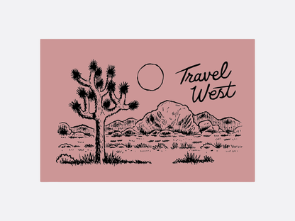 Travel West Postcard