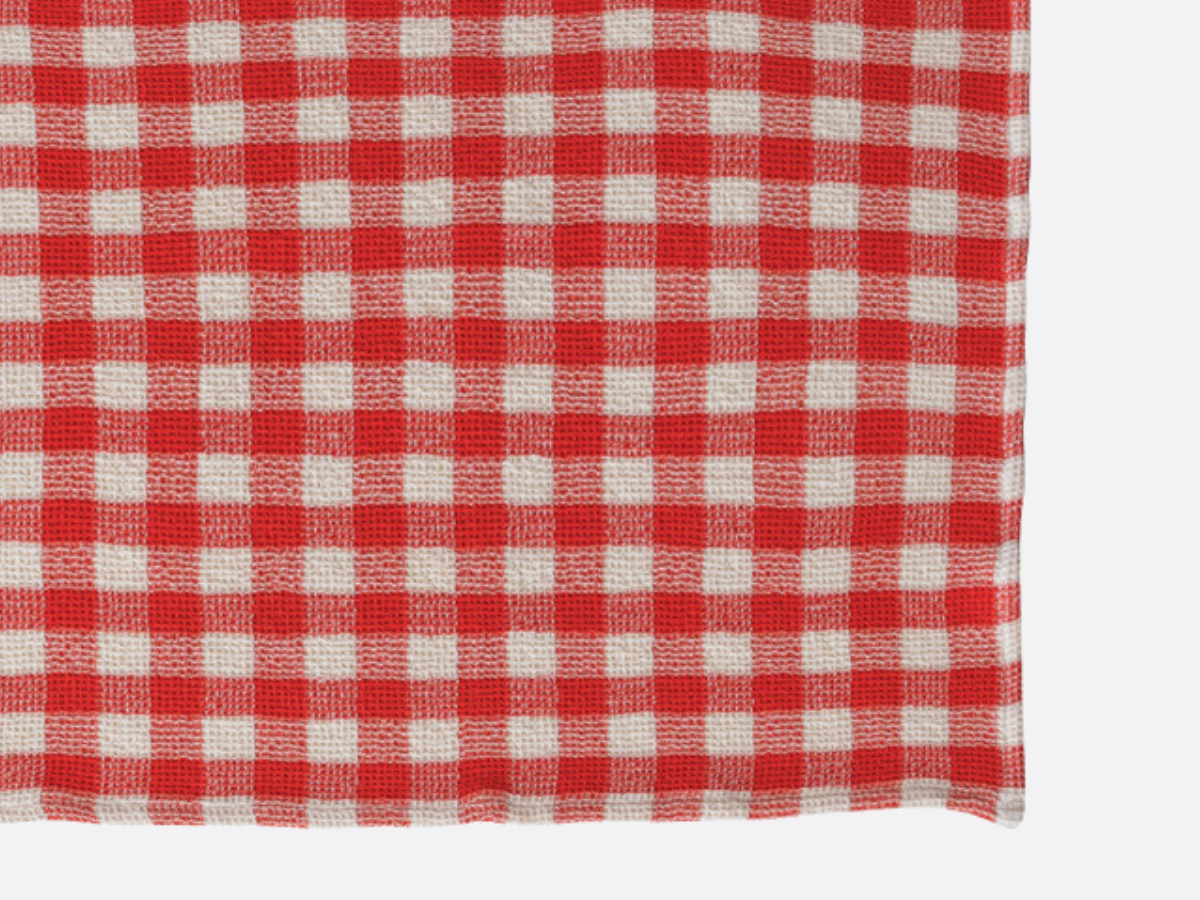 Gingham Waffle Towels