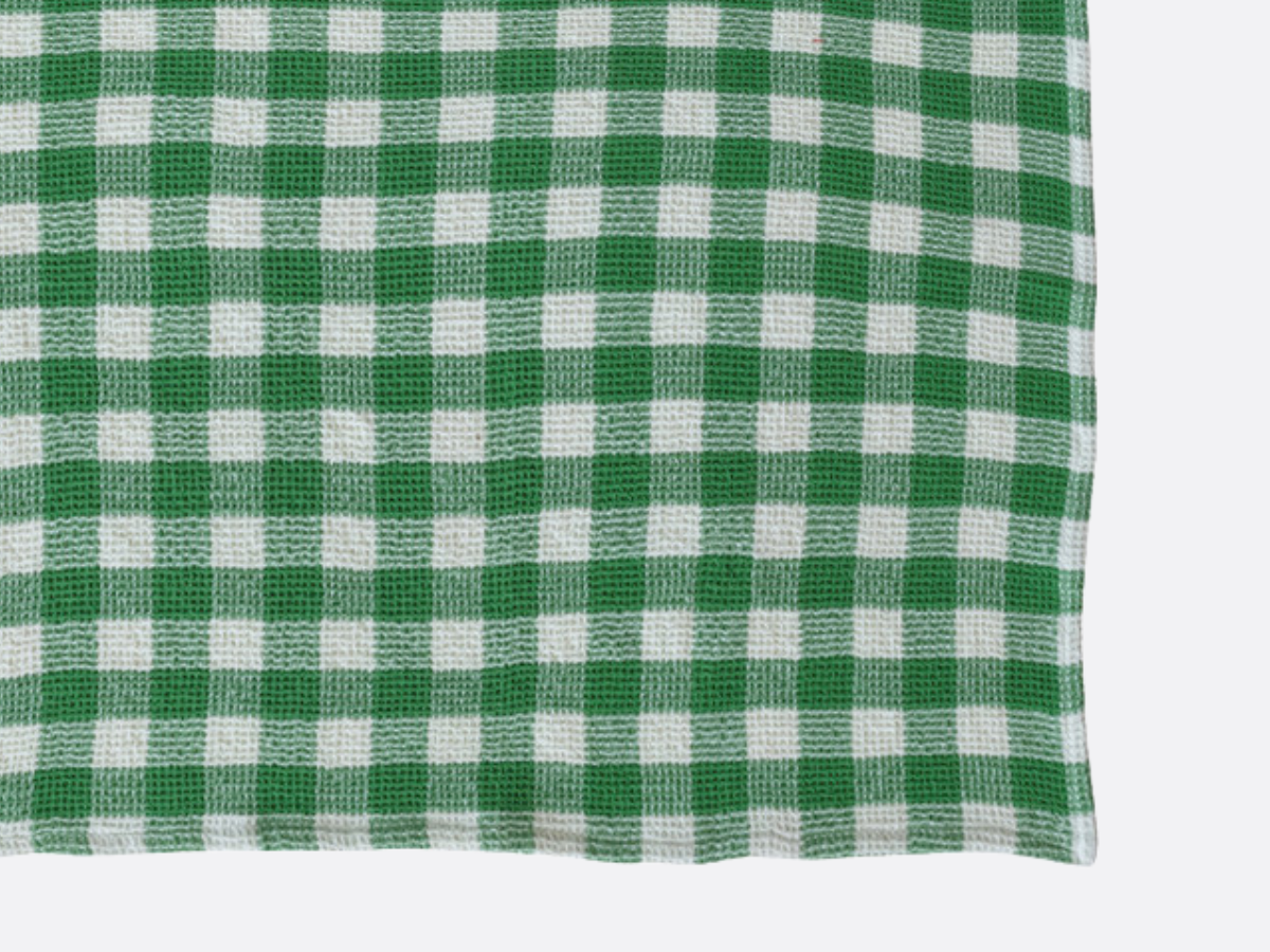 Gingham Waffle Towels