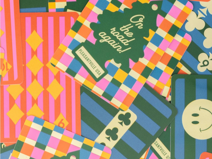 Waterproof Playing Card Set - Colorful Plaid