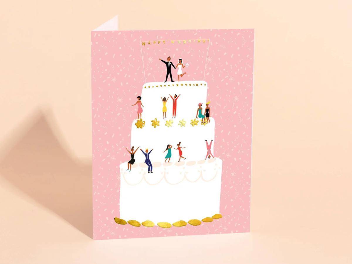 Wedding Cake - Wedding Card