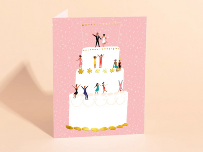 Wedding Cake - Wedding Card