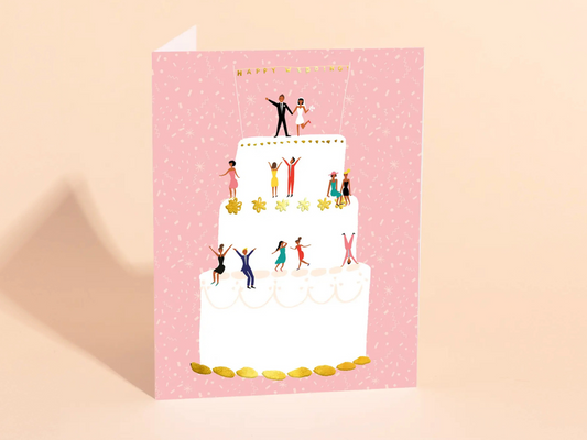 Wedding Cake - Wedding Card