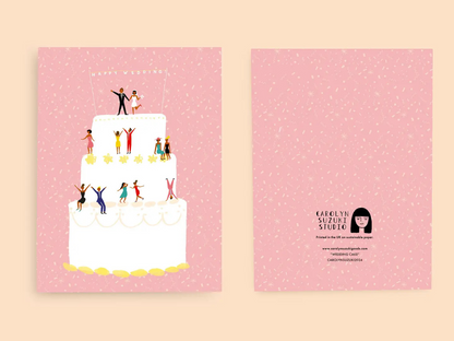 Wedding Cake - Wedding Card