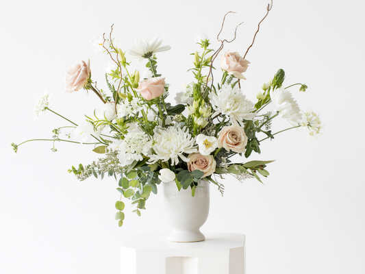 White Study Flower Arrangement