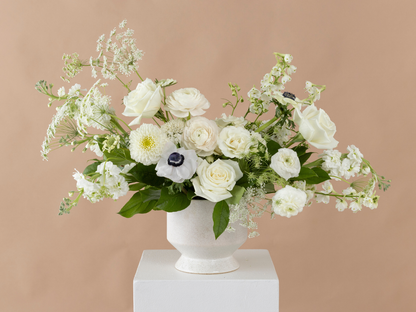 White Study Flower Arrangement