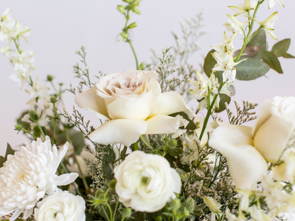 White Study Flower Arrangement