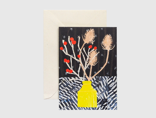 Winter Vase- Everyday Card