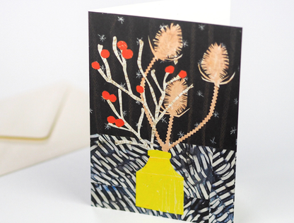 Winter Vase- Everyday Card
