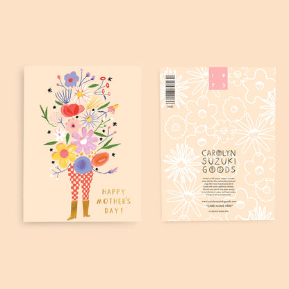 Flower Tower - Mother's Day Card