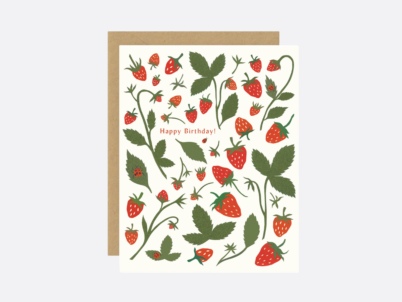 Birthday Strawberries - Birthday Card
