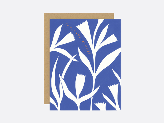 Blue Congratulations - Congratulations Card