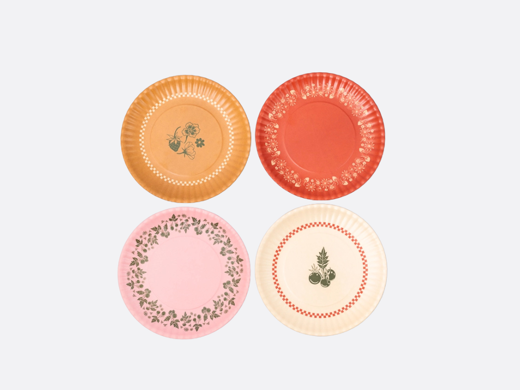 Dessert Plate Set - Garden