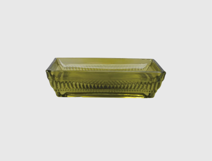 Pressed Glass Soap Dish