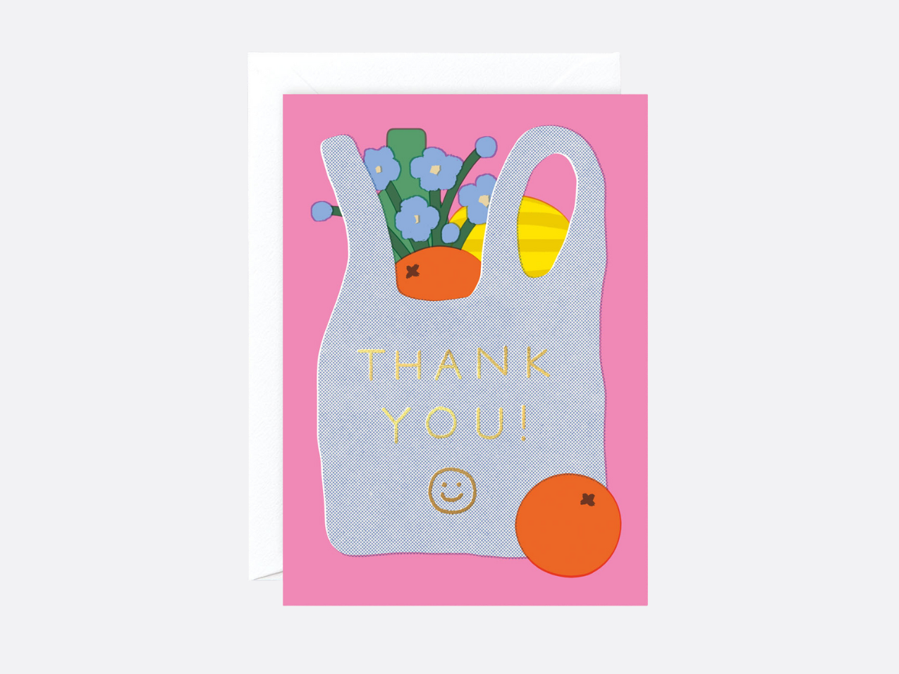 Thank You Shopping Bag - Thank You Card