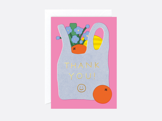Thank You Shopping Bag - Thank You Card